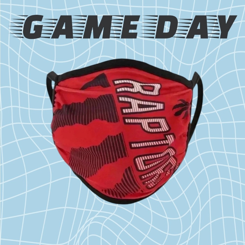 $7 Add-On 🆕Toronto Raptors Face Covering - Picture 2 of 14